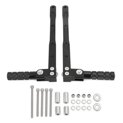 WIKIBB For Honda Ruckus 50 Zoomer NPS50 03-24 Adjustable Highway Foot Pegs Rests Forward Bracket