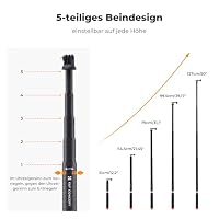 K&F CONCEPT 127cm Selfie Stick, Unsichtbarer Selfiestick für Action 5 Pro – Ansicht 3