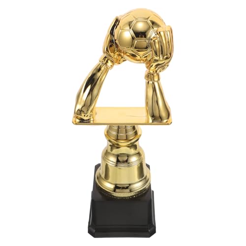 Gardien de but doré trophée unique pour célébrer les arrêts décisifs lors des matchs