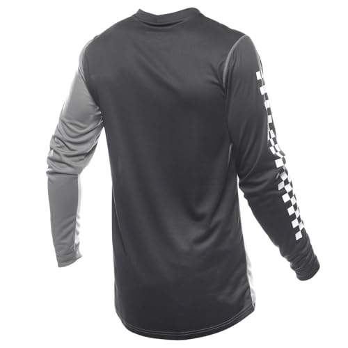 FASTHOUSE Carbon Method Long Sleeve Jersey (Gray/Black, Large) by FASTHOUSE - Image 3