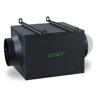 Ultra Quiet 4Inch In Line Fan,2 Speeds 200CFM Innovative low-noise design It is suitable for ventilation and air exchange in bedrooms,bathrooms,kitchens,studios and other places All-copper wire motors