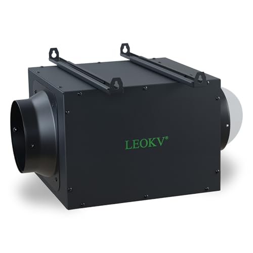 Ultra Quiet 4-Inch Inline Fan with Remote Mount