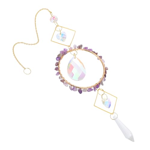 Pendentif améthyste à suspendre, le coffret cadeau déco idéal - 6