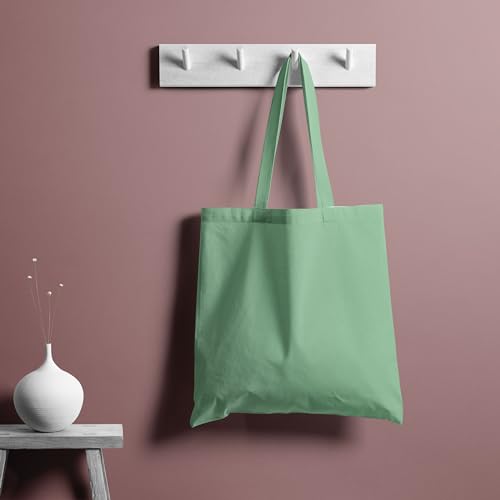 Peppermint 100% Cotton Plain Fabric – 60 Inch 150cm Wide 150GSM Material - Sewing, Dressmaking, Quilting, Curtain Linings, Pillowcases & Totes by Discount Fabrics LTD - Half Metre