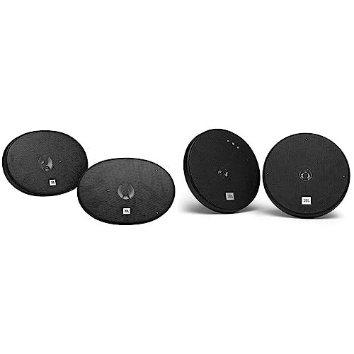 JBL Stage1 9631 - Ensemble Haut Parleur à 3 Voies de Harman Kardon - Enceinte Voiture de 300 Watts Boîte Ovale 6 x 9 & Stage1 621 - Ensemble d'enceintes de Voiture 2 Voies de Harman Kardon