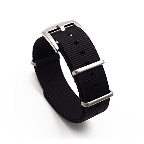Bracelet de montre gris chevron 20mm 22mm en nylon tissé de qualité supérieure élégant