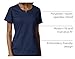 WonderWink Womens Women's 4 Pocket Notch Neck Top Medical Scrubs Shirt, Navy, 5X US