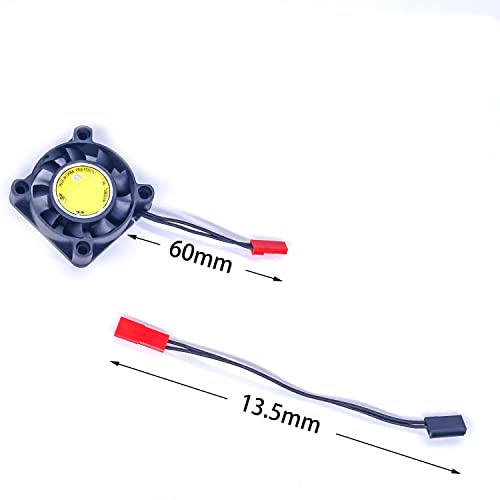 25.5x25.5x10mm DC Cooling Fan for Rush Tank Solo VTX 2-6S FPV Long Range RC Drons DIY Part