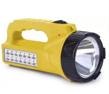 Rechargeable 10W Emergency Light Pack of 1 Laser LED Rechargeable Lourch Cum Light (Multi Color)-image-20