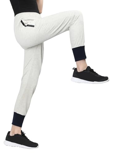 Image of CHKOKKO Women High Rise Gym Wear Sports Fitness Relaxed Track Pant