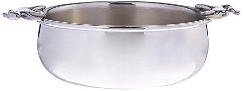 Reed & Barton Unisex Quilted Rabbit Bowl Brushed Pewter