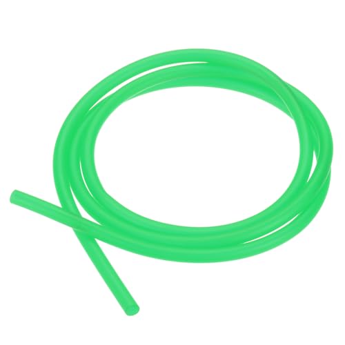 M METERXITY Tubo de látex natural, 1/8' [3 mm] ID X 1/4' [6 mm] OD comprimento de 3 pés mangueira de látex para casa/laboratório/desporto, tubos de banda altamente elásticos [verde claro]