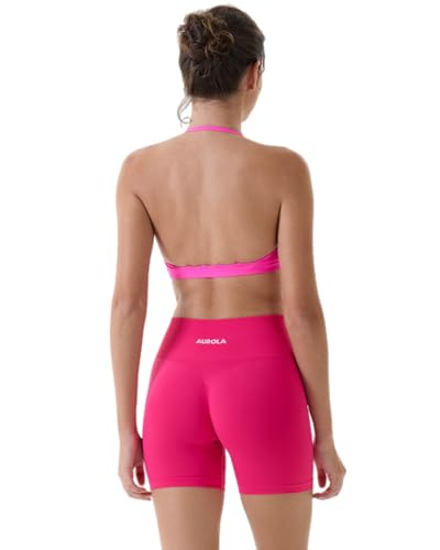 Image of AUROLA Dream Collection Women Workout Shorts High Waist Gym Shorts, Scrunch Butt Seamless Athletic Shorts
