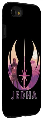 Cadeau Star Wars coque iPhone SE 7 8 motif Jedi Order Jedha