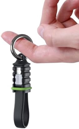 Hagibis USB 4 Cable Portable Keychain 0.4ft, 240W Charging USB C Cable, 40Gbps Data Transfer, 8K 60Hz Video Display for iPhone 17 16 15 Pro Max, iPad, Thunderbolt 4/3, Hub, External SSD