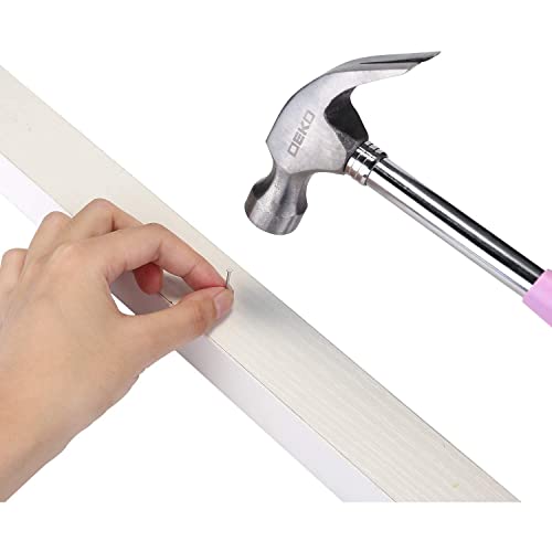 DEKOPRO Tool Set：Pink 98 Piece General Household Hand Tool Kit with Plastic Toolbox Storage Case