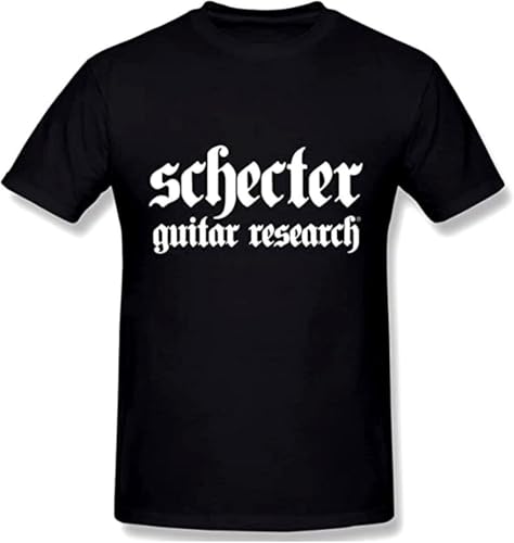 Schecter Letter Soft Men's T-Shirt Black Size L