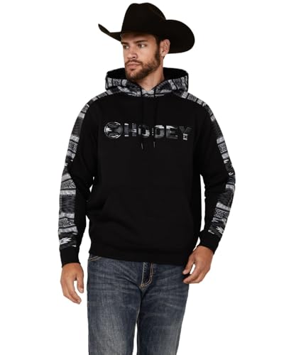 Black & Grey Aztec Hoody by Hooey