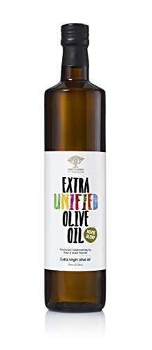 Extra Virgin Olive Oil â€“ Extra Unified Cold Pressed Mediterranean Olive Oil â€“ Fair Trade, Non GMO, Kosher EVOO Cooking Oil â€“ Top 100 Olive Oils in the World, 25.3oz