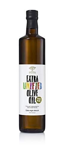 Extra Virgin Olive Oil – Extra Unified Cold Pressed Mediterranean Olive Oil – Fair Trade, Non GMO, Kosher EVOO Cooking Oil – Top 100 Olive Oils in the World, 25.3oz