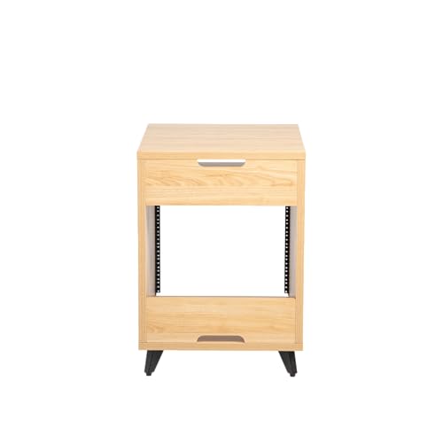 Gator Frameworks Elite Furniture Series 10U Studio Rack Tisch in Ahorn-Finish matt (GFW-ELITEDESKRK-MPL)