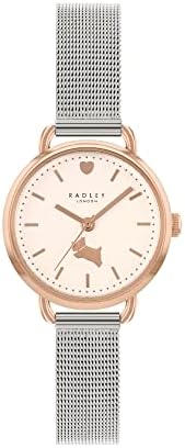 RADLEY Ladies Silver Mesh with Mini Open Shoulder Strap Watch RY4615