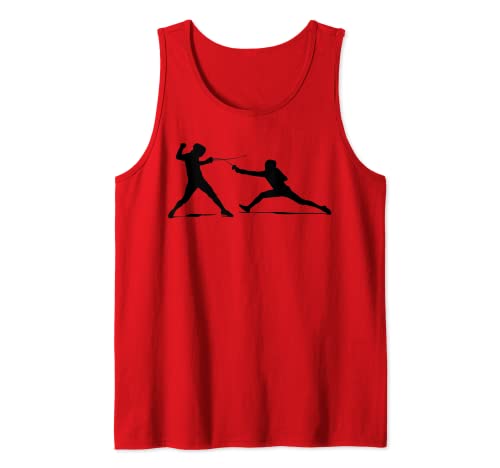 Fencing Shirt | Fencers Swordplay Lovers T-Shirt Geschenk Tank Top