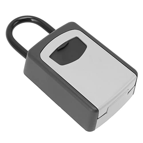 Caja de llaves exterior con combinación de seguridad y gran almacenamiento de pared 8