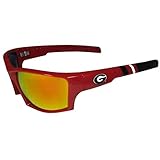 NCAA Siskiyou Sports Fan Shop Georgia Bulldogs Edge Wrap Sunglasses One Size Team Color