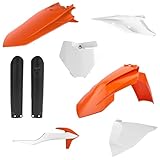 Polisport Motocross (MX) Replica Plastic Kit for KTM XC/XC-F (2019-22) Dirt Bike – OEM Quality, Durable, Flexible & Perfect Fit – Orange/White/Black
