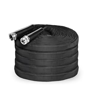 Garden Hose Non-Expanding, Flexible Ultra Lightweight, Abrasion Resistant, Durable, Kink-Free Garden Hose, RV, Marine and Camper Hose, Non-Shrinking, Easy to Storage, 100 ft