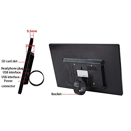 Digital Photo Frame 12.1 Inch 1280X800 High Resolution Screen Digital Picture Frames Display Video Player Calendar Alarm Clock Support Usb Sd Card, Gift Choice Quality Gift #TOP4