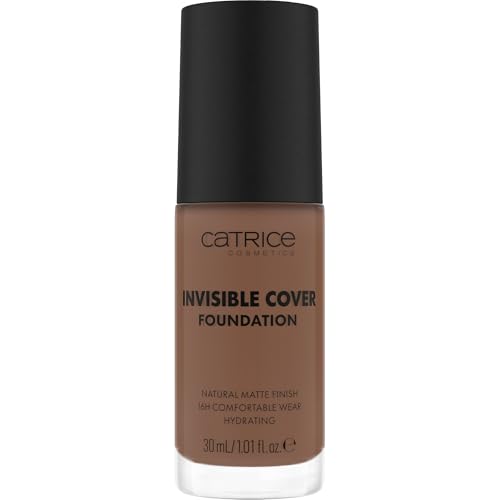 Catrice Cosmetics Base Invisible Cover, hidratar/humectar, de larga duración, matificante, natural, mate, 30 ml