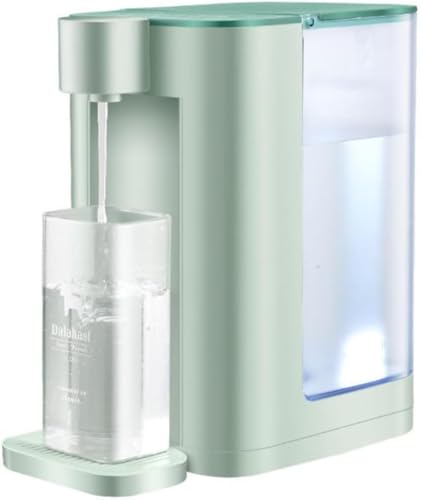 3L ホットウォーターサーバー 卓上 5 段階温度調節 摂氏調節可能 電気ケトル 瞬間湯沸かしサーバー 寝室 オフィスH22 (グリーン)