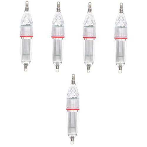 Mipcase 3pcs Fishing Supplies LED Fishing Light Under Water Ice Fishing Rods Fishing Bait Light Ice Fishing Tips Ups Fishing Lights for Night Fishing Deep Fishing Lights Red