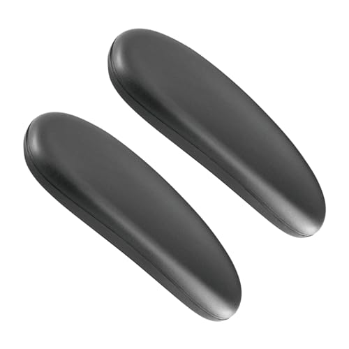MEYZJRC オフィスチェア交換用アームパッド 2個 PU 耐久性 モダン シンプル ソフトサポート コンピューターチェアパーツ 取り付け簡単 ユニバーサル, 25.5×9.5cm
