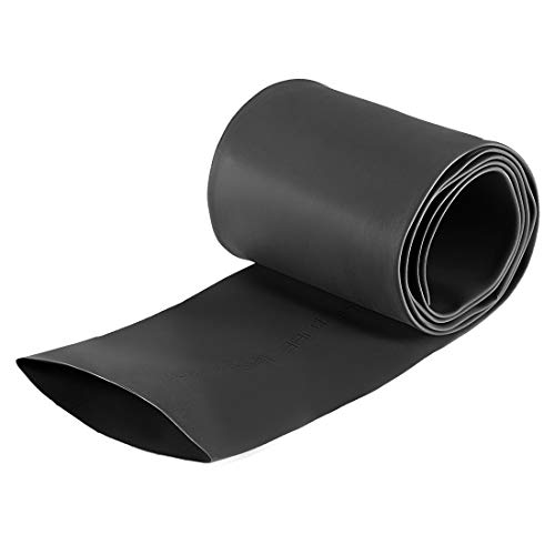 Gaine thermorétractable 50mm noire pour ranger les câbles maison