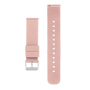 cobee Silicone Watch Bands – Quick Release Waterproof Soft Rubber Replacement Straps with Silver Plated Stainless Steel…