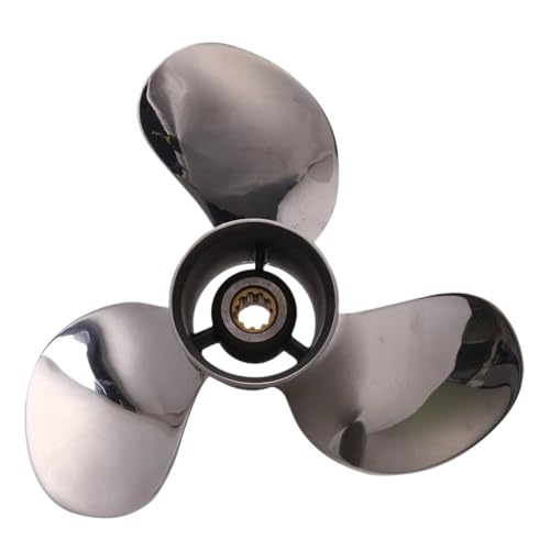 Hélice acier inoxydable A11M 9 7/8X13-F pour vos sorties en bateau 20-30HP