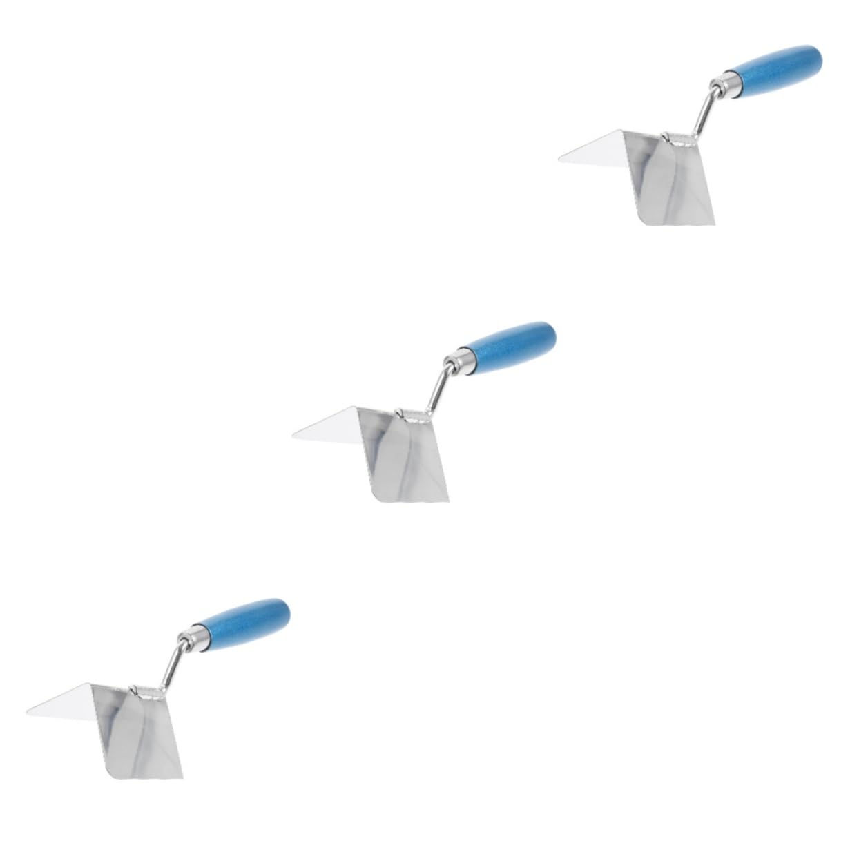 SHINEOFI 3 Pezzi Spatola Angolare per Cartongesso Acciaio Inossidabile Strumento per Raggiungere Utensile Ergonomico per Rifiniture Muro Design Multifunzionale per Risultati Professionali