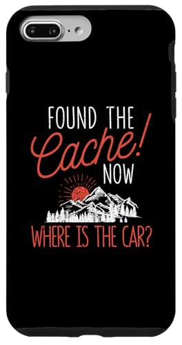 Custodia per iPhone 7 Plus/8 Plus Ho trovato la cache ora dov'è l'auto divertente amante del geocaching