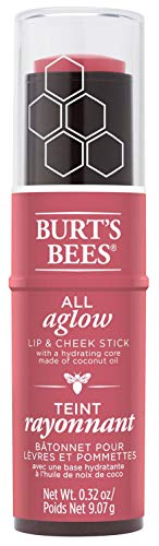 Burts Bees 100% Natural All Aglow Lip & Cheek Stick, Peony Pool - 1 Tube - image 1