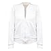 Light Weight Jackets Womens Waffle Knit Tops for Women 2025 Oversized Zip Up Sweatshirt Cropped Bomber Jacket Long Sleeve Lightweight Cardigan Plus Size Fall Fashion Casual Outfits White XXL