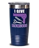 I Give Blowjobs, blue tumbler 20oz. Model 6400016