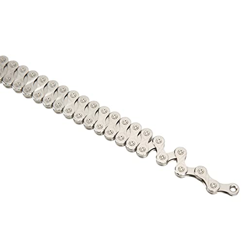 Speed Chain, Rust Proof Tensile Resistant Prevent Stuck Wearable 116 Links Bike Chain For Folding Bikes #TOP7