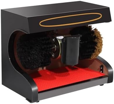 Automatic Electric Shoe Cleaner – 100W Inductive Shoe Polisher, Low Noise Commercial Shine Machine for Home, Office & Hotel Lobby Use