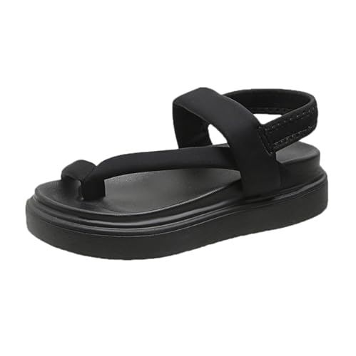 Sandalias de mujer con tacón: plataforma ortopédica, sandalias con tiras Peep Toe, sandalias de playa sandalias de dedo para mujer, sandalias elegantes y cómodas, sandalias de verano, zapatos de playa