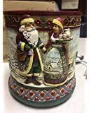 Jim Shore Mr. & Mrs. Santa Candle or Votive Warmer #JSW5408