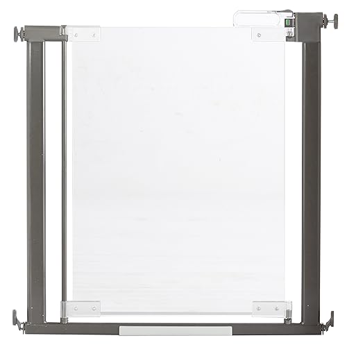Qdos Safety Crystal Designer Baby Safety Gate - Meets Tougher European Standards - Modern Design and Unparalleled Safety - Beauty & Safety Together - Simple Installation | Pressure Mount