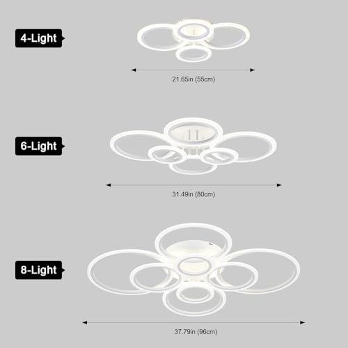 50% Off Modern LED Flush Mount Ceiling Light - Image 4